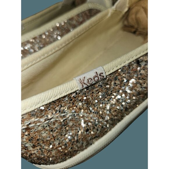 Keds Kate Spade Glitter Sequins  Feminine Slip On Sneakers Women Size 6.5 - Picture 9 of 14